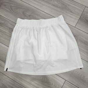 THRIVE SOCIETE  Skort, skirt shorts, white, golf, tennis, pickle ball size Med